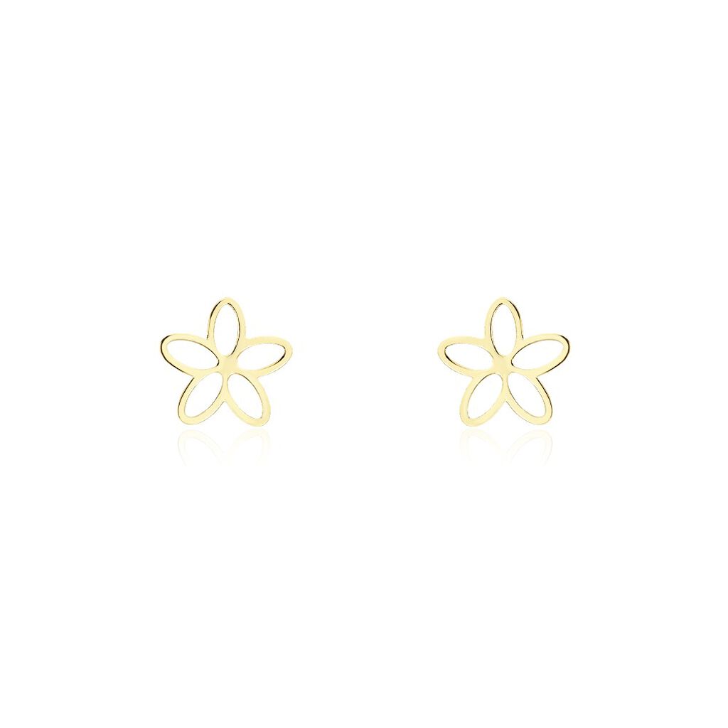 Boucles D'oreilles Puces Dacre Or Jaune
