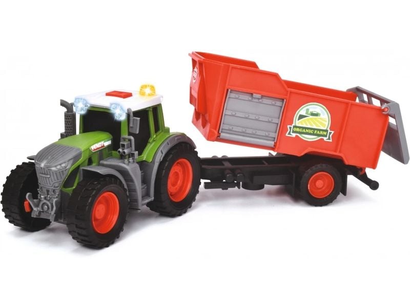 Dickie Toys Landwirtschaftsfahrzeug Fendt Traktor mit Anhän Traktor mit Anhänger