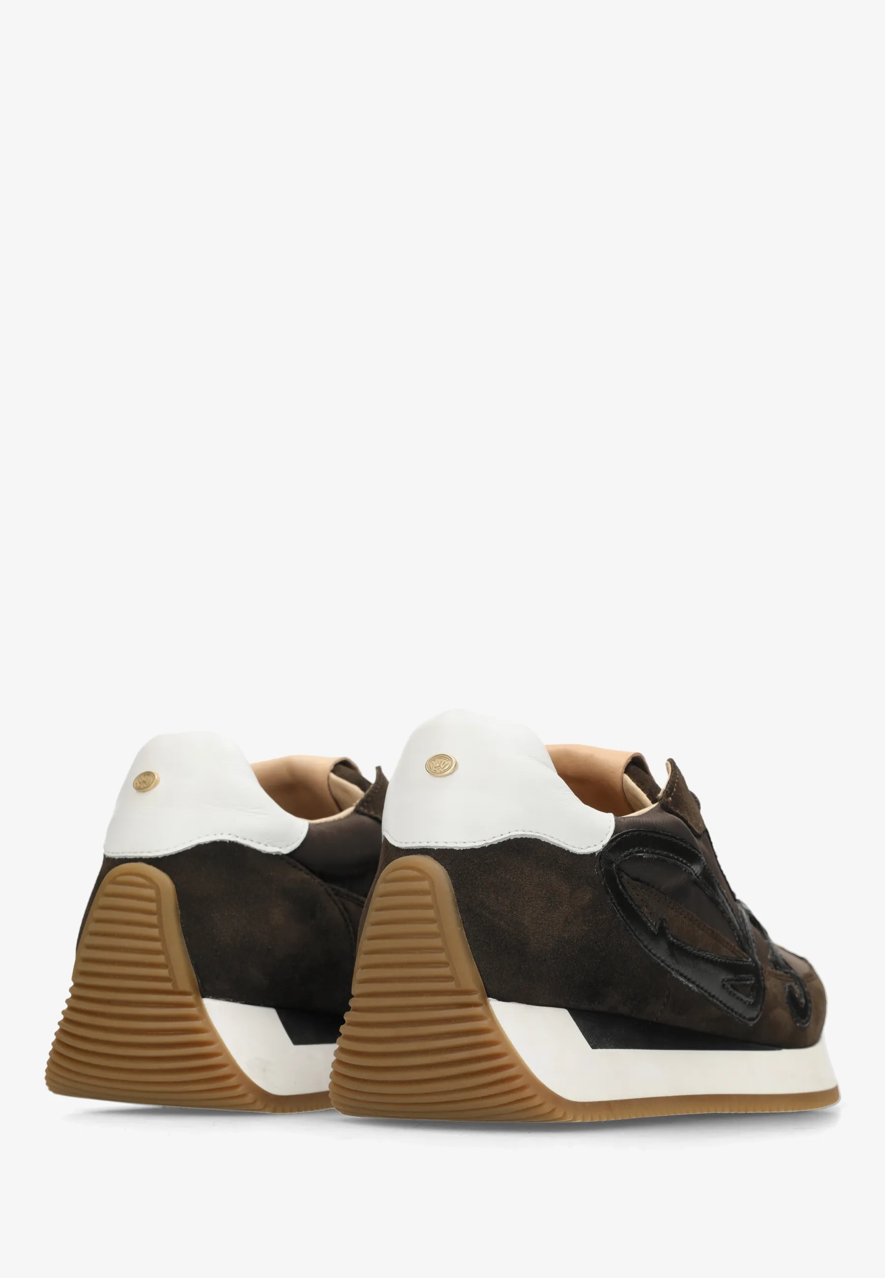 YENTL SIGN Sneaker mix Dark Brown