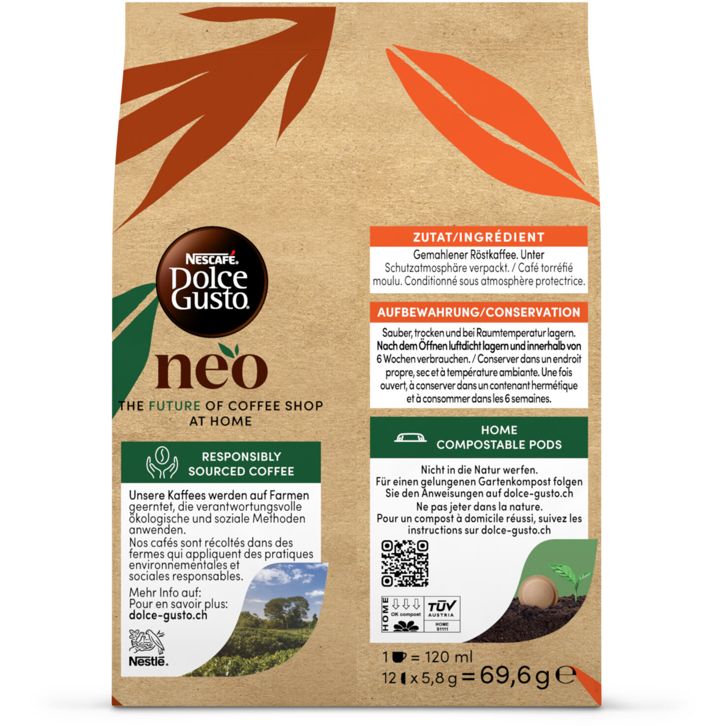NEO Dolce Gusto Lungo 12 Pods