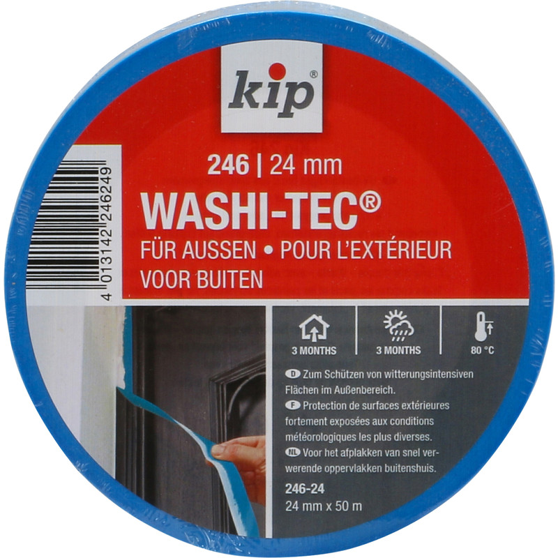 Kip 246 Washi afplaktape buiten 24mmx50m