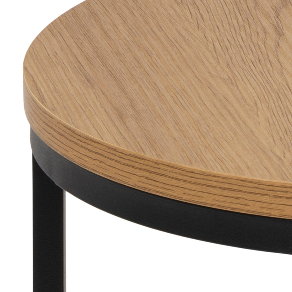 Rivan Salontafel - ø45/ø35 - Eiken - Set van 2