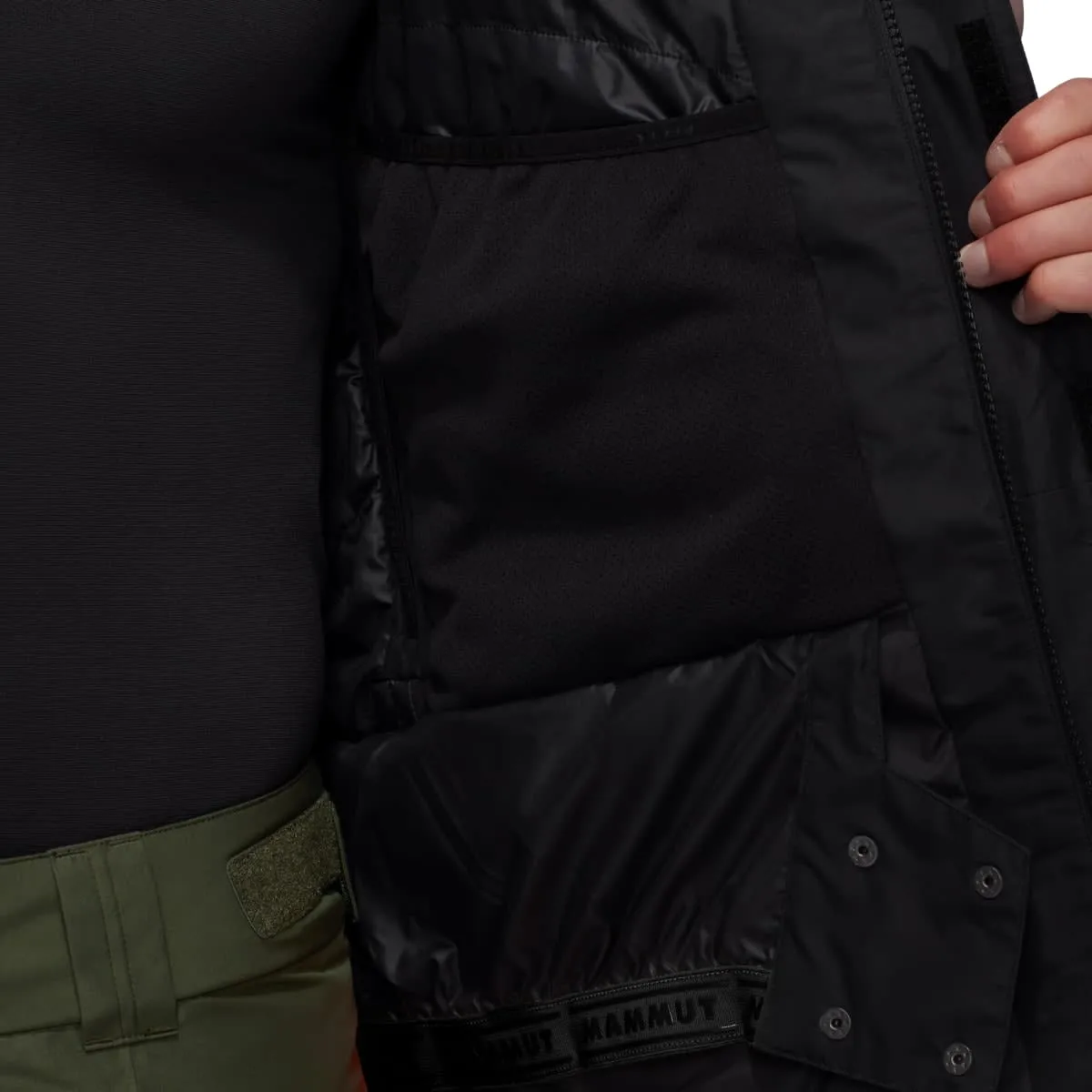 Mammut Fall Line Hs Thermo Hooded Jacket Men Black