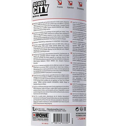 Huile moteur Ipone SCOOT CITY - 1 LITRE Universel
