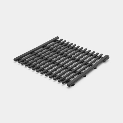 SinkSide Gootsteen Mat, silicone - Dark Grey