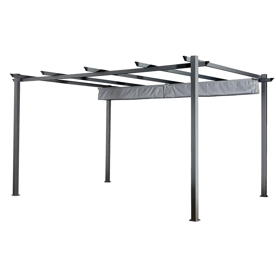 Happy Garden Pergola CASSIS - Grijs - Aluminium