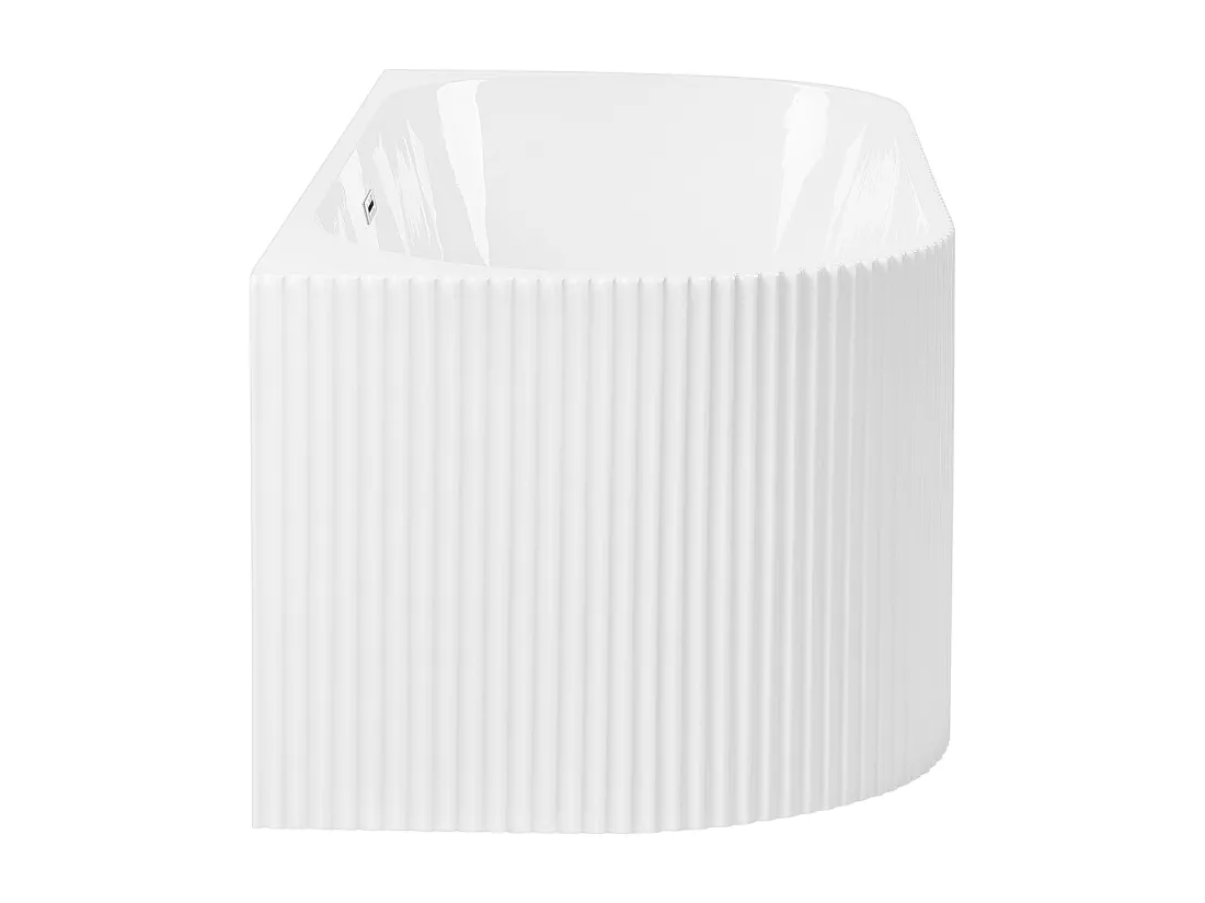 Baignoire murale blanche 167 x 73 cm GOCTA