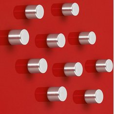 Aimant néodyme cylindrique 'Strong' C5, set de 50