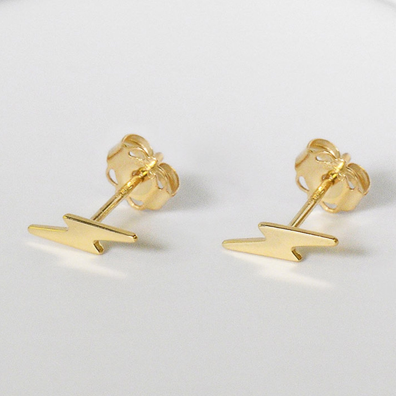 Instant d'Or Boucles d'oreilles Eclair doré or jaune