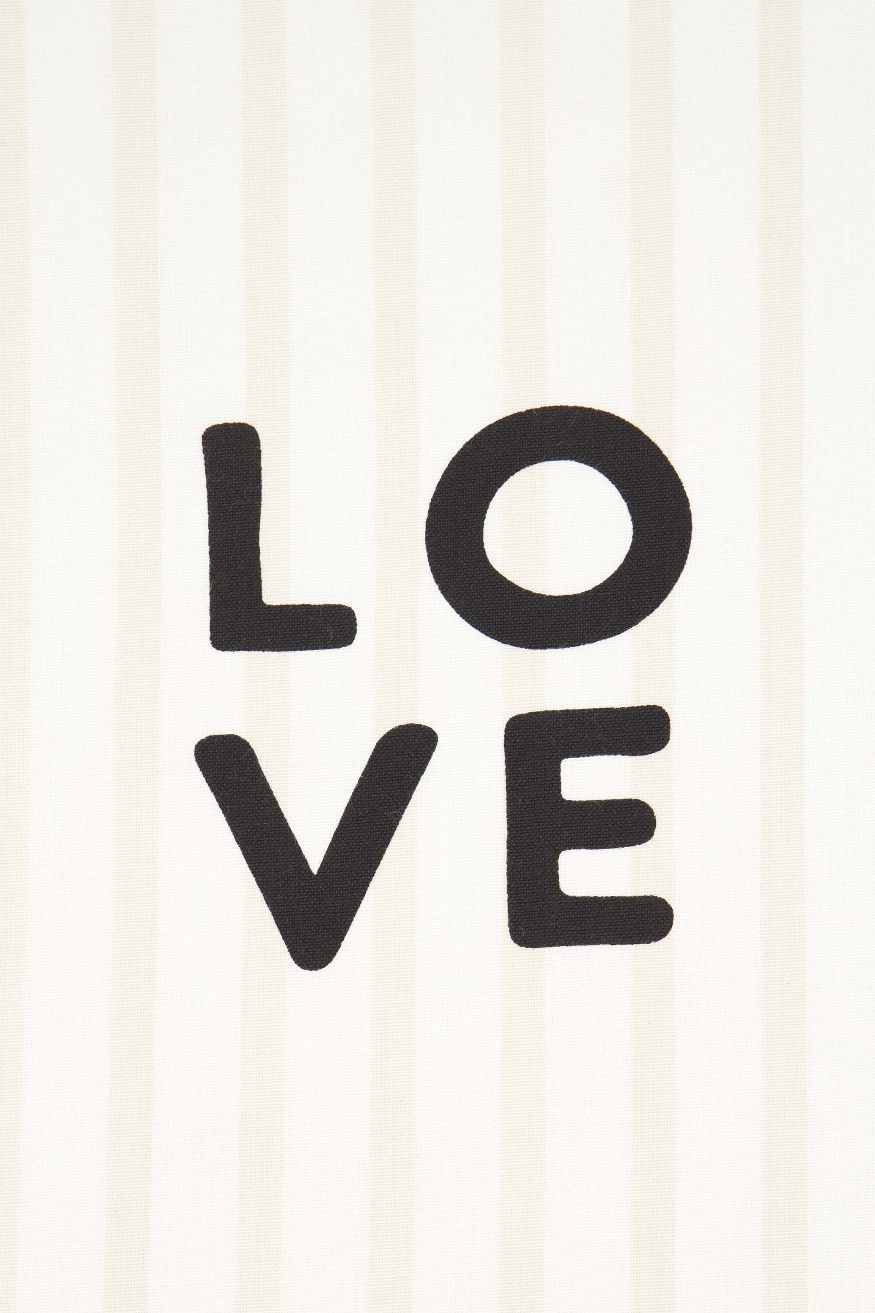 keukenset streep love hartje