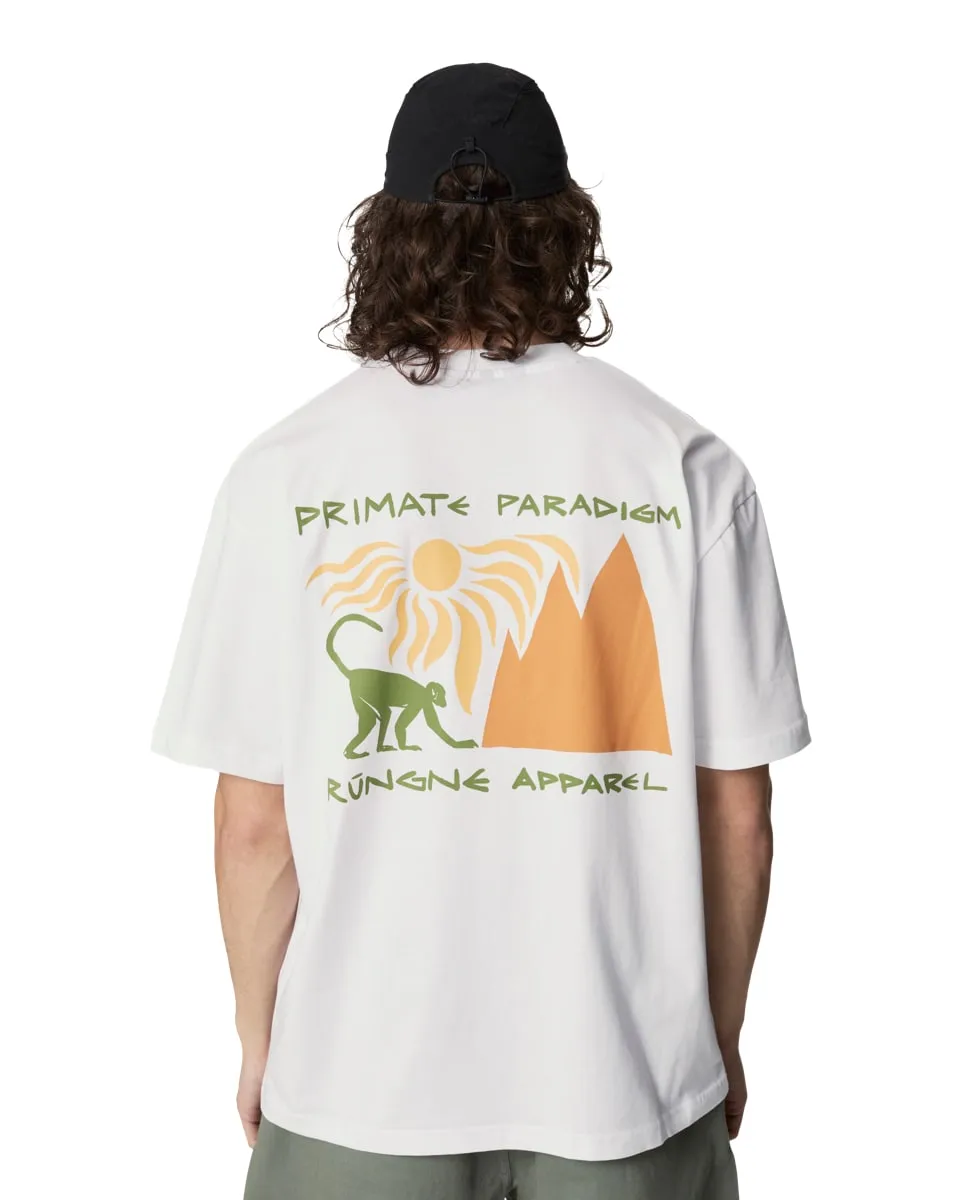 Rúngne Primate Paradigm Tee Oversized Fit White
