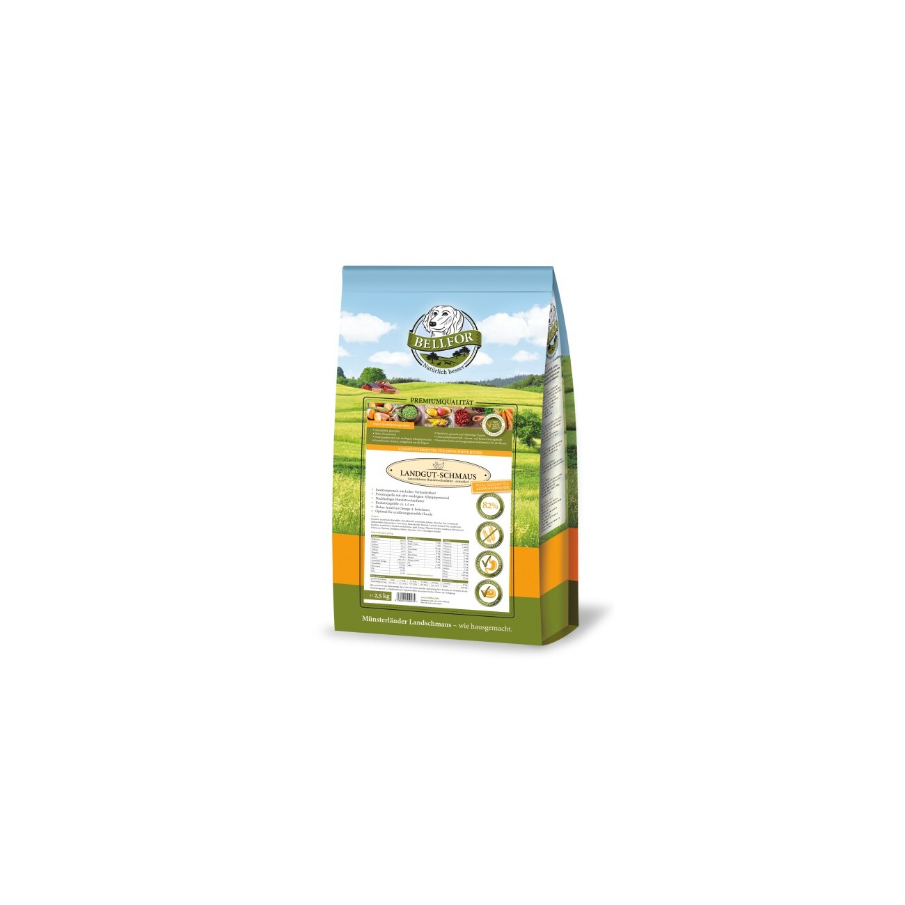 Bellfor Augenpflege-Sparset für mittelgroße Hunde mit Futtermittelallergie