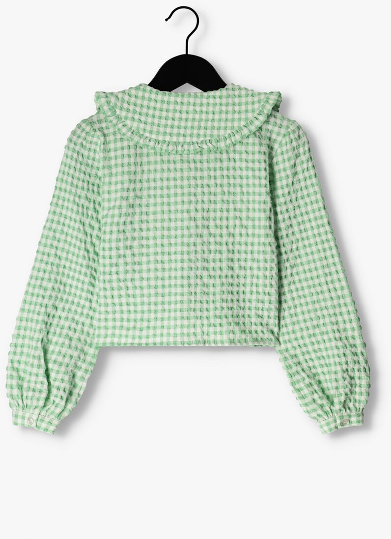 NIK & NIK groene nik & nik blouse rachel check blouse