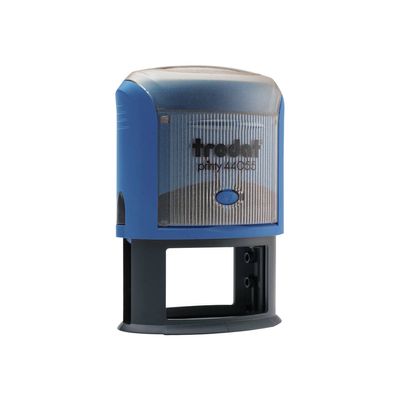 Trodat Printy 44055 - Tampon de forme ovale personnalisable avec 8 lignes de texte - zone d'impression ovale 55 x 35 mm