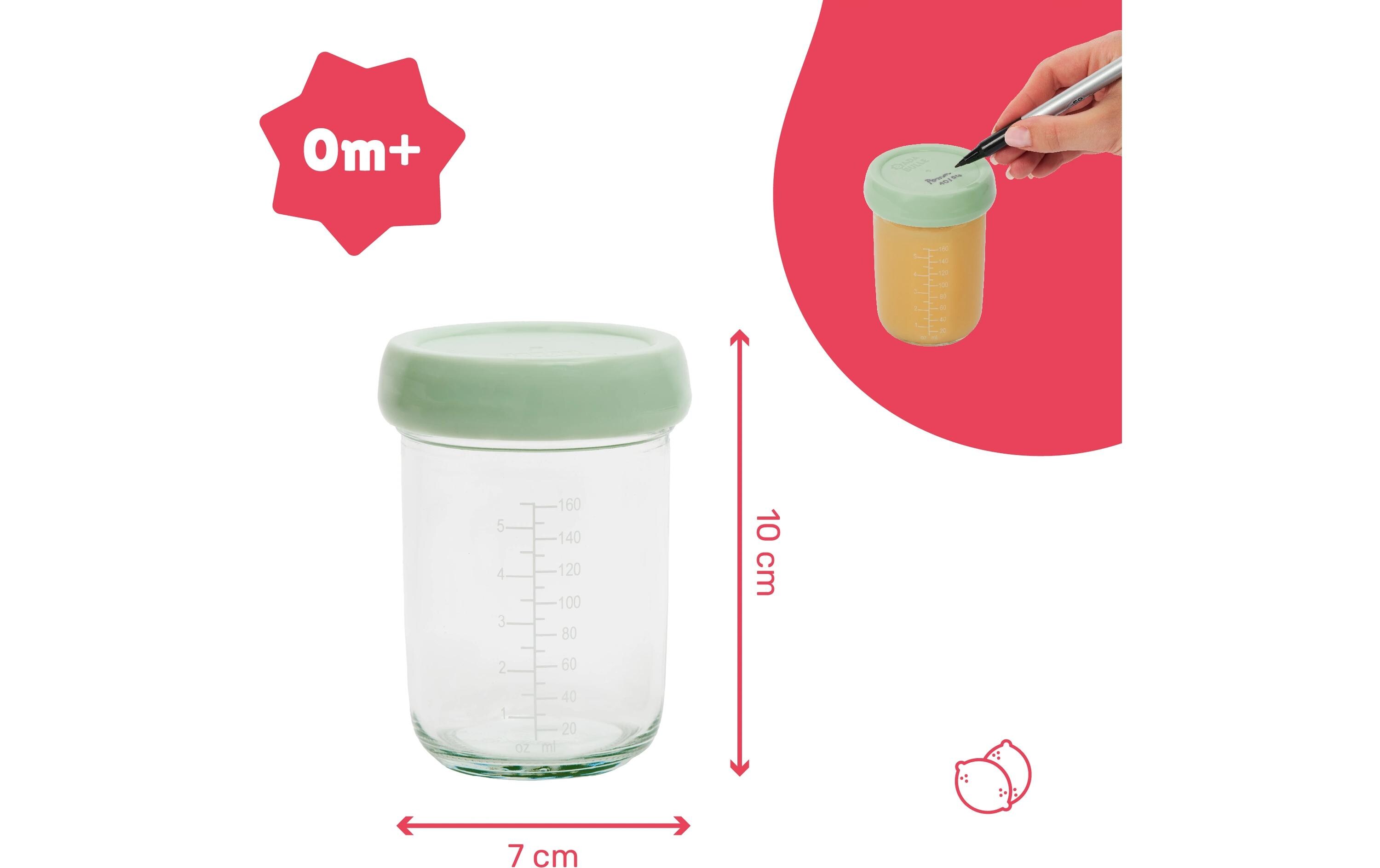 Nahrungsbehälter Badabowls Glas 2er Set 220 mlSet mit 2 Aufbewahrungsbehältern