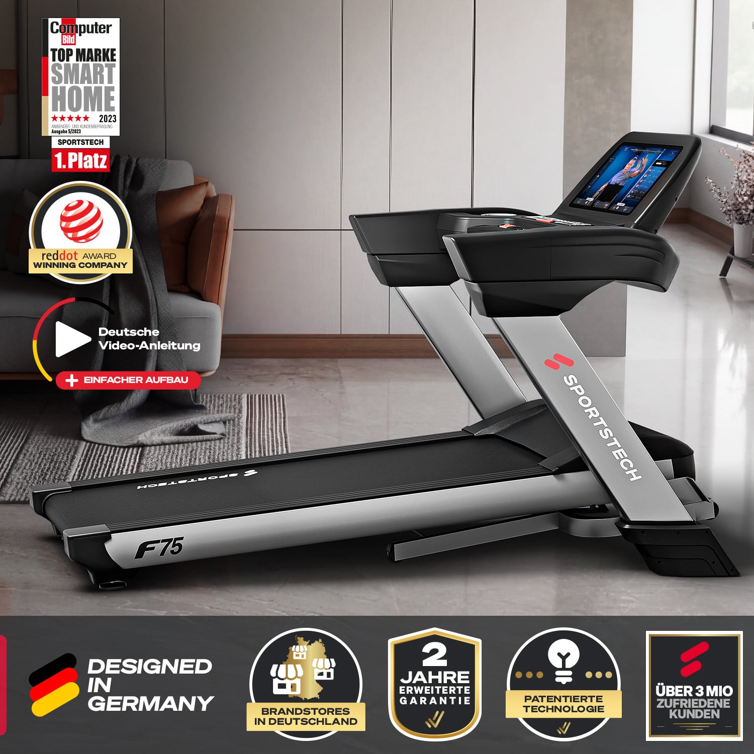 F75 Profi-Laufband