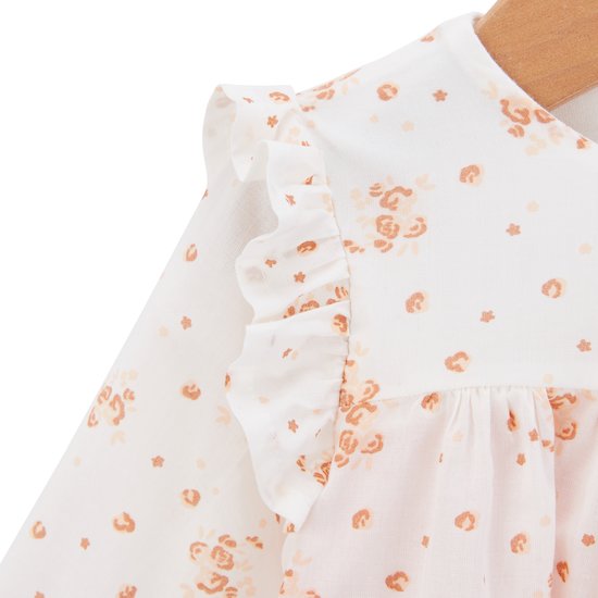 Petit Cocon Combi-robe   Imprimé Roses        de               P'tit bisou