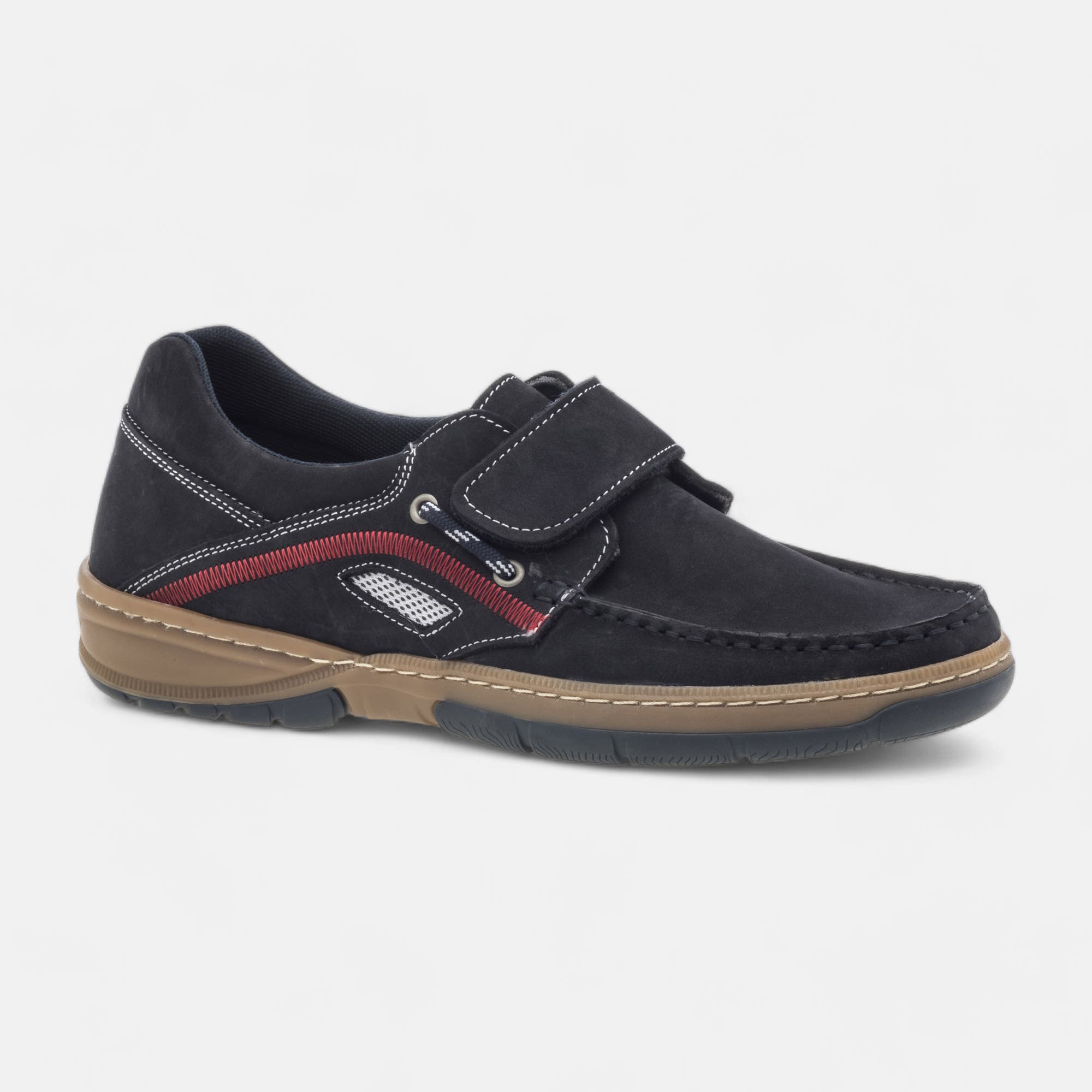 Mocassins Homme en cuir bleu marine