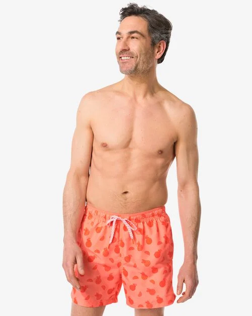 maillot de bain homme oranges corail