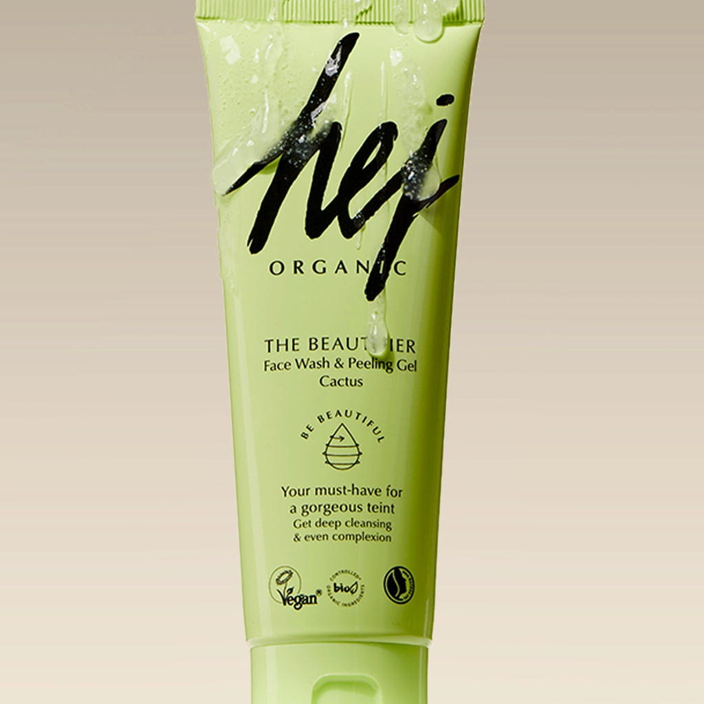 HEJ ORGANIC  Cactus The Beautifier Face Wash & Peeling Gel, 125 ml