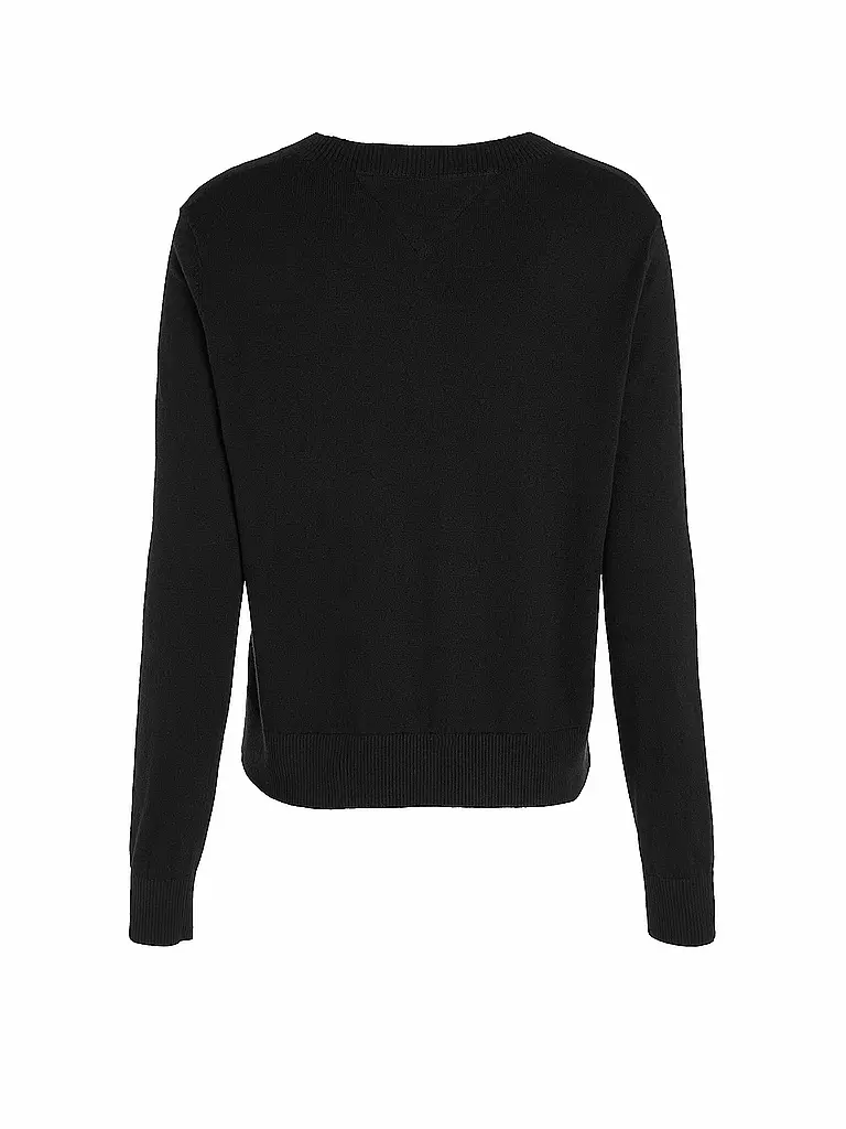 TOMMY JEANS Pullover schwarz
