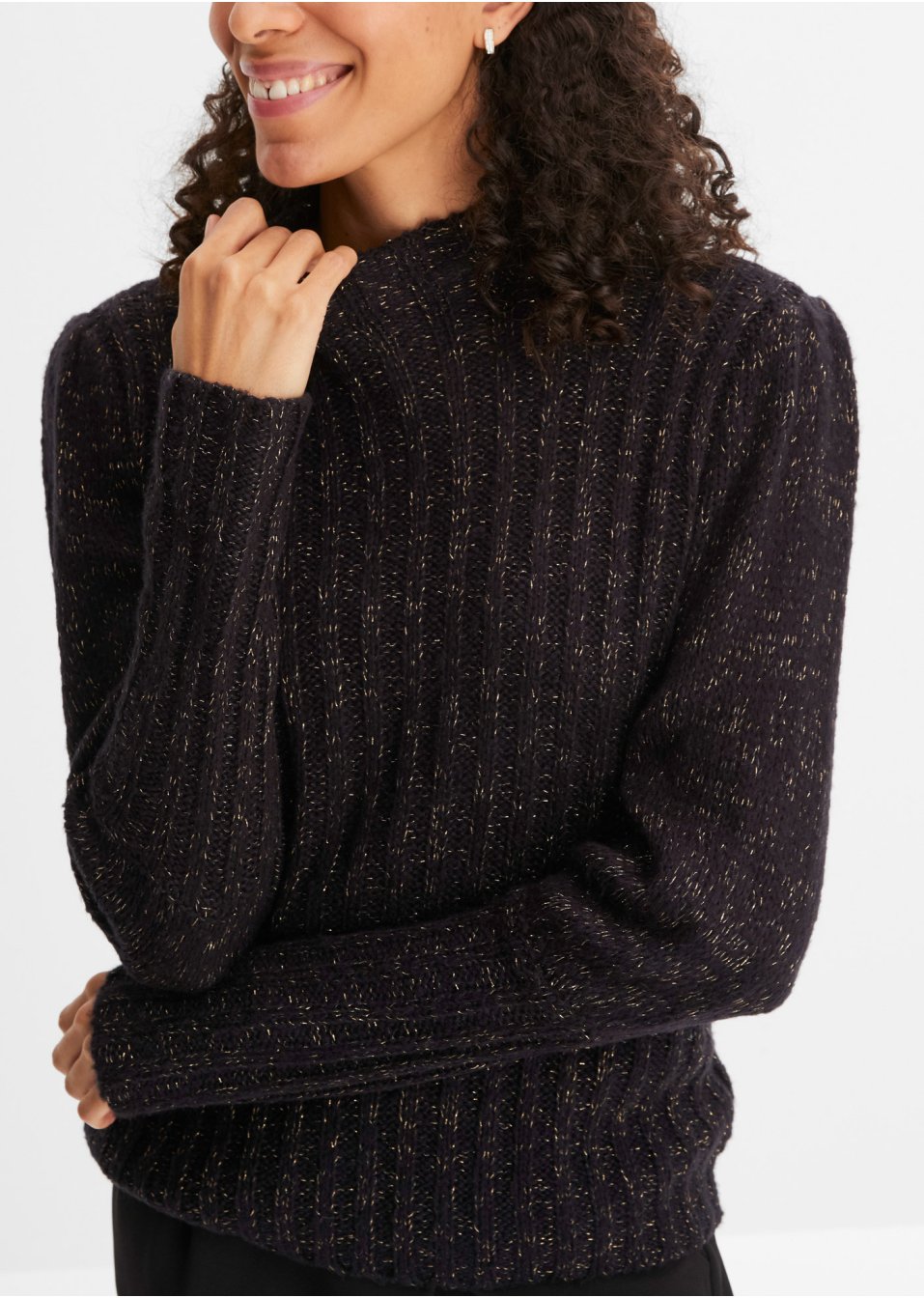 Pull avec effet brillant