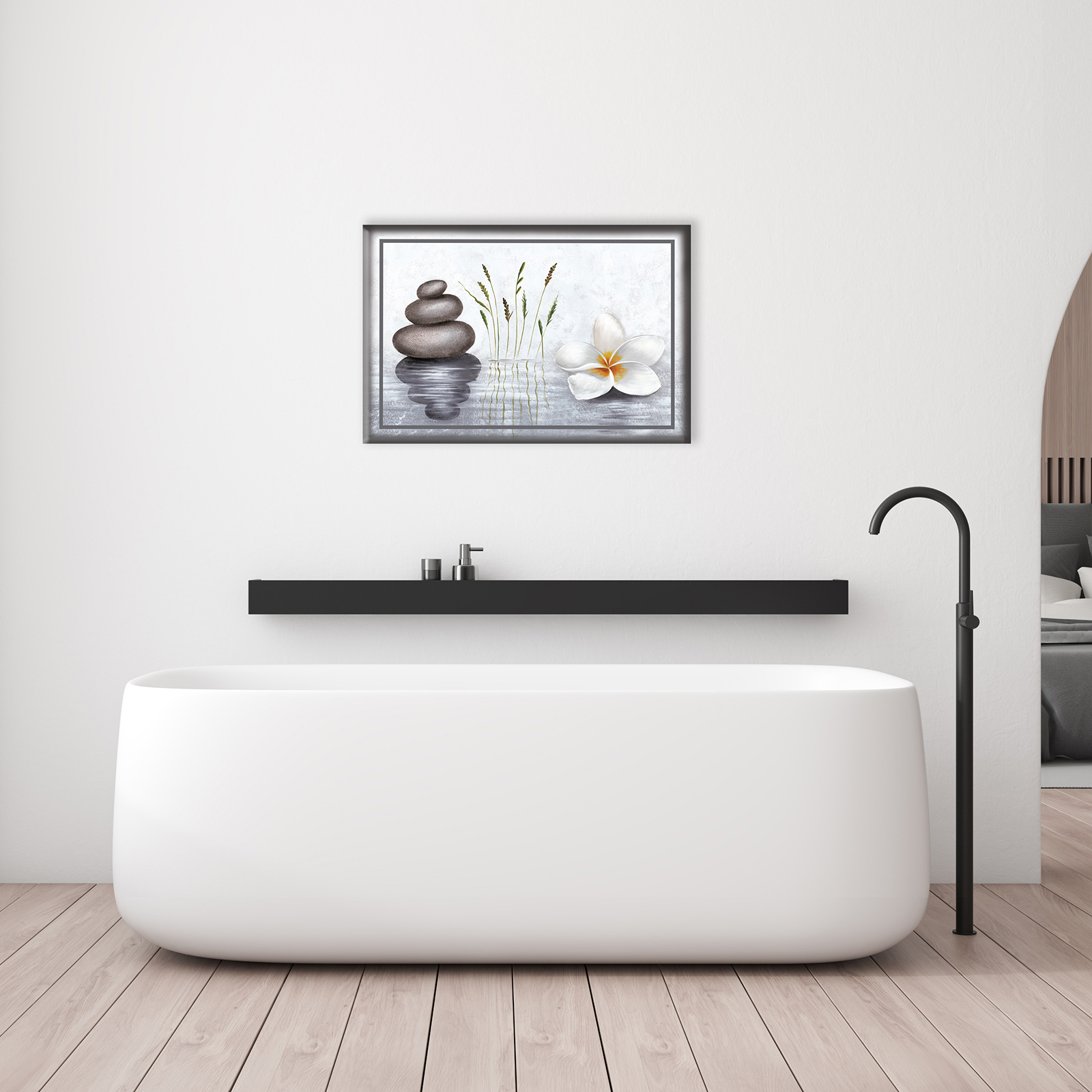 Keilrahmenbild WELLNESS - multicolor - 60x90 cm
