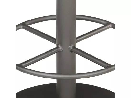 Tabouret de bar Marron Cuir véritable
