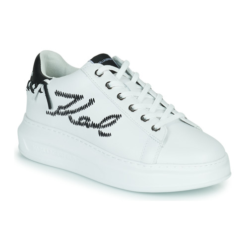 Karl Lagerfeld - KAPRI Whipstitch Lo Lace Blanco / Negro