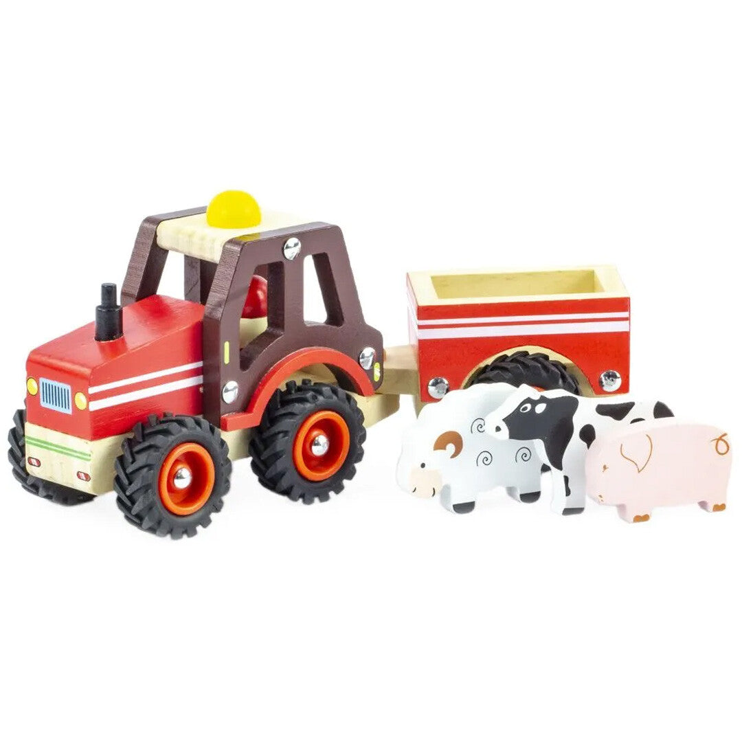 keycraft retro tractor en trailer - assorti