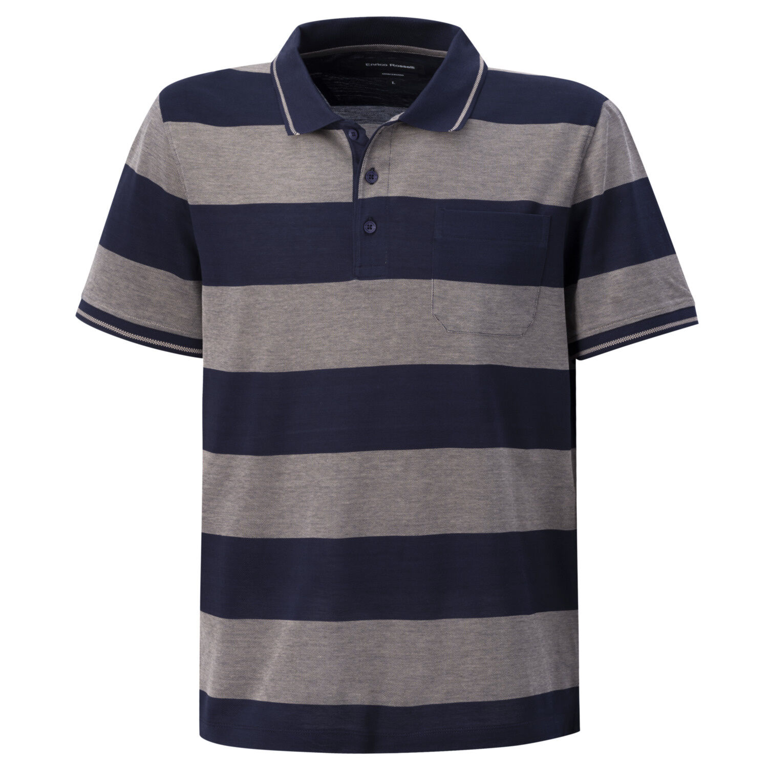 Mercerisiertes Poloshirt gestreift für Herren