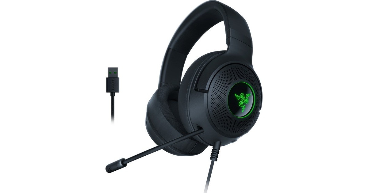 RazerKraken V3 X over-ear gaming headset  (Zwart, RGB, Pc, Playstation 4)