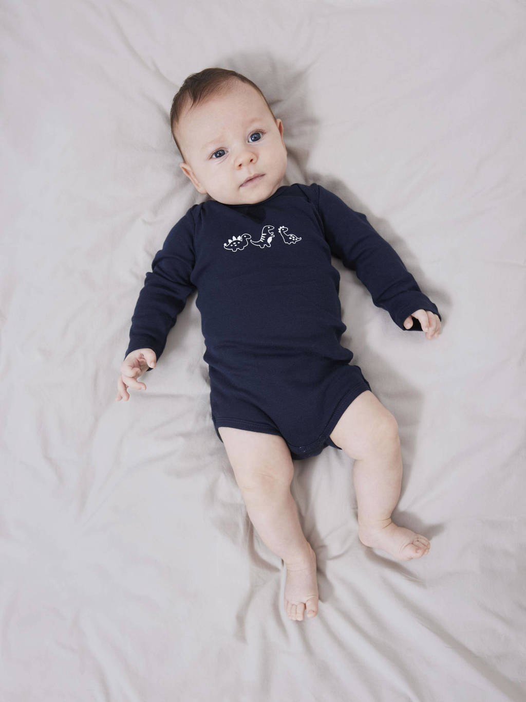 NAME IT romper NBMBODY met all over print - set van 2 wit/d.blauw