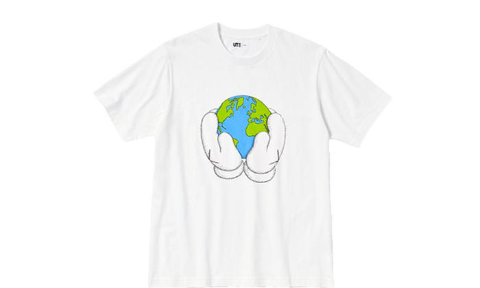 Uniqlo T-shirt KAWS Peace for All White