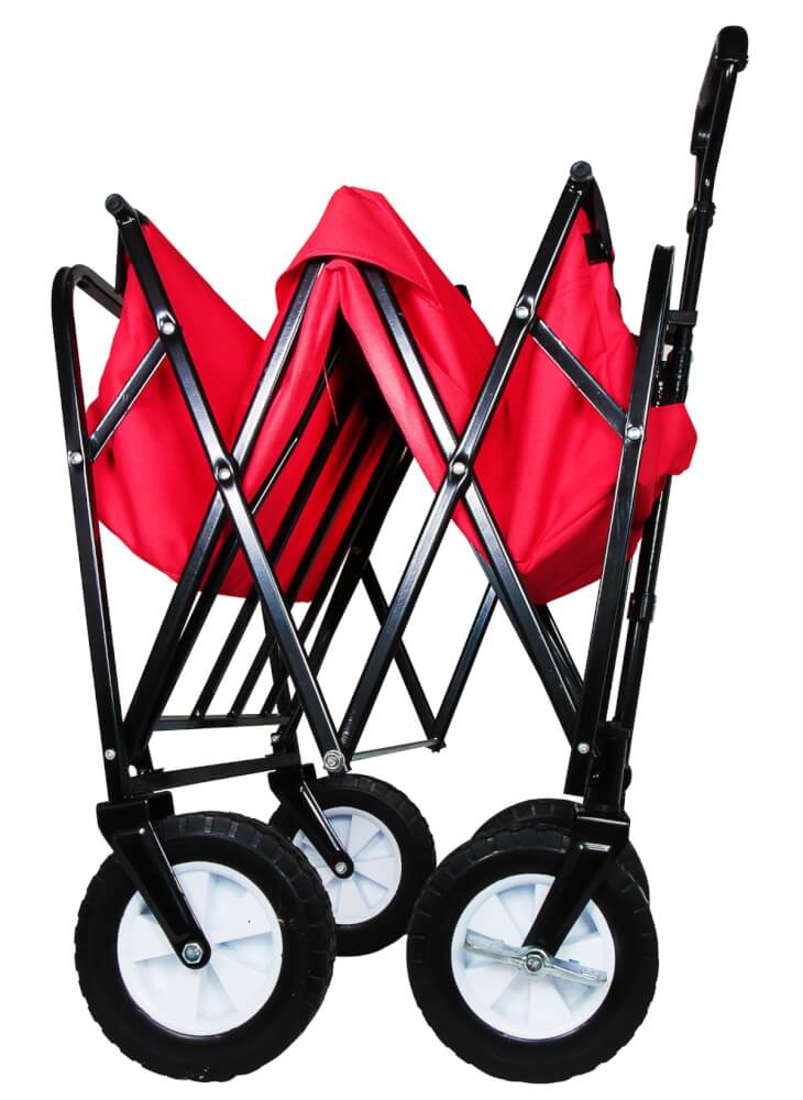 Outdoor active Bollerwagen aus Metall, faltbar