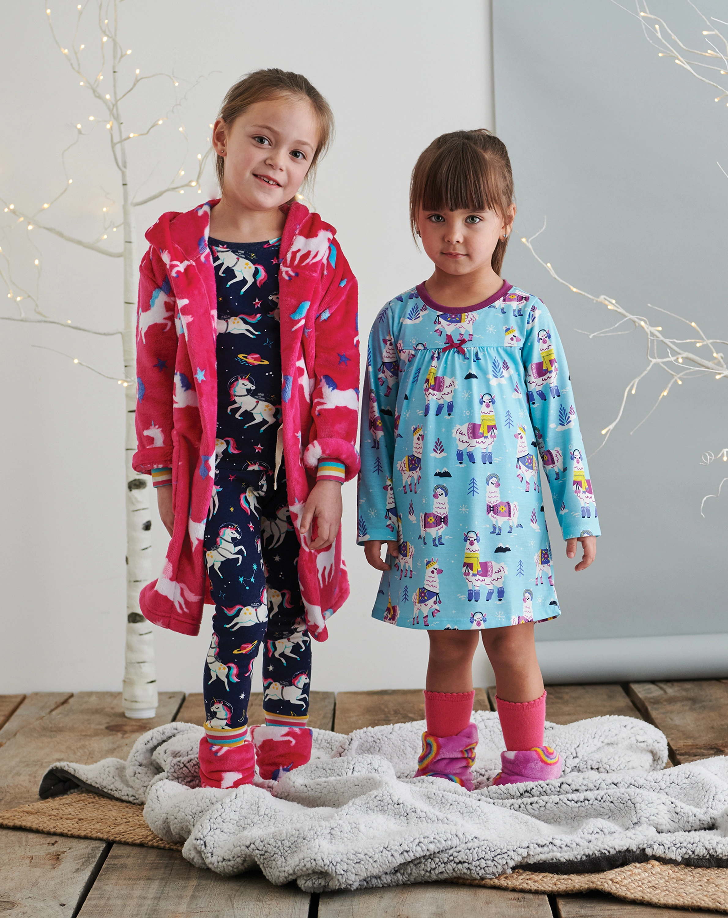 Haus-Slipper TWINKLE UNICORNS in pink