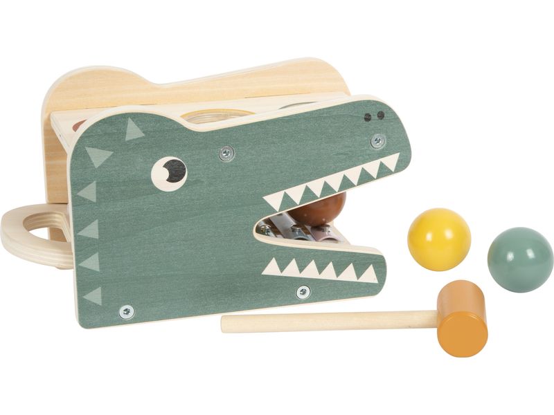 small foot Klopfspiel mit Xylophon «Safari» Holzspielzeug zum Klopfen und Musizieren