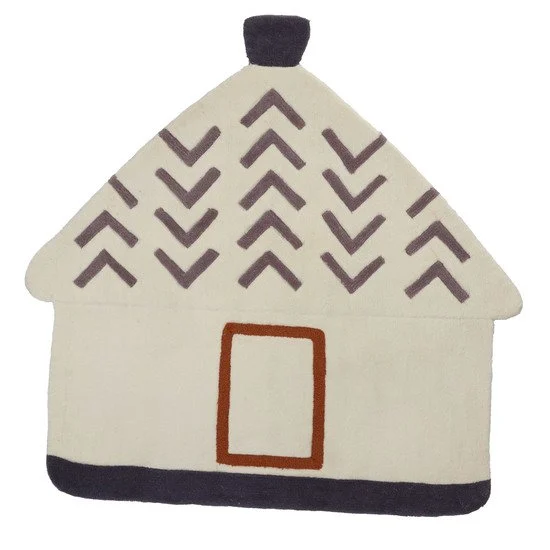 Kenza tapis de chambre   Blanc/Gris        de               Sauthon Baby Déco