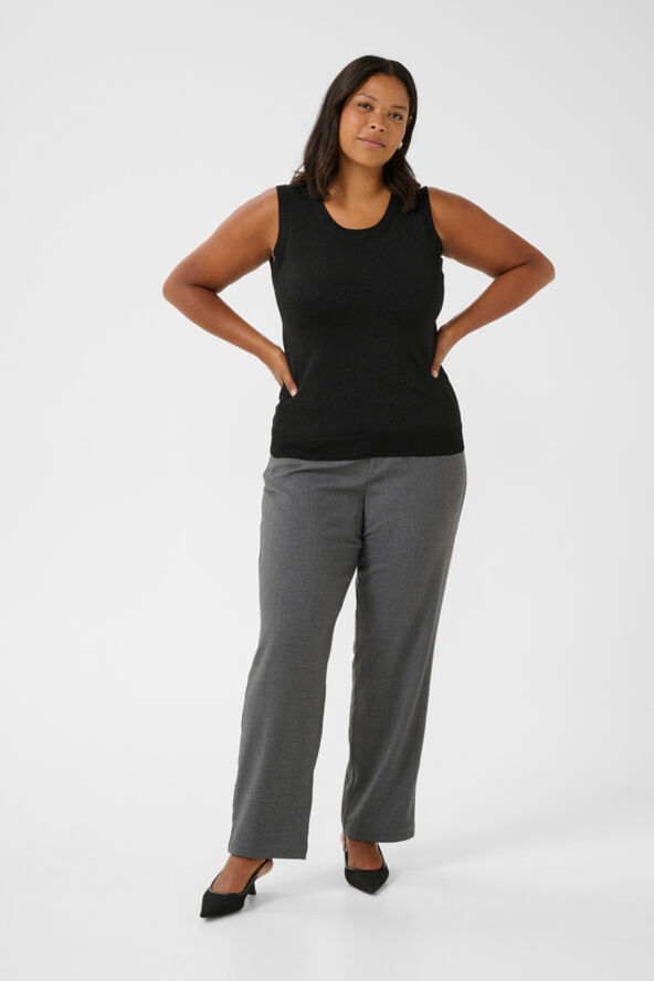 Kaffe Curve KCregitta Slipover Black metallic