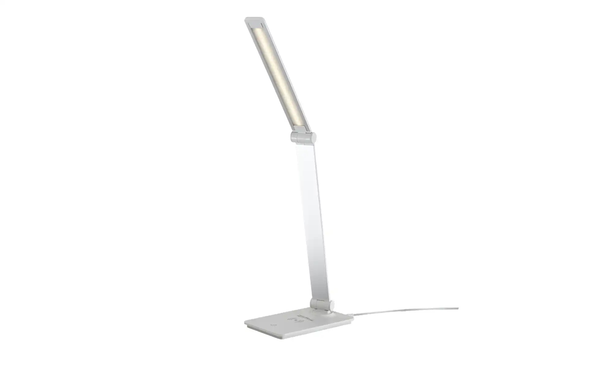 KHG LED-Tischleuchte, weiß mit Qi-Charger