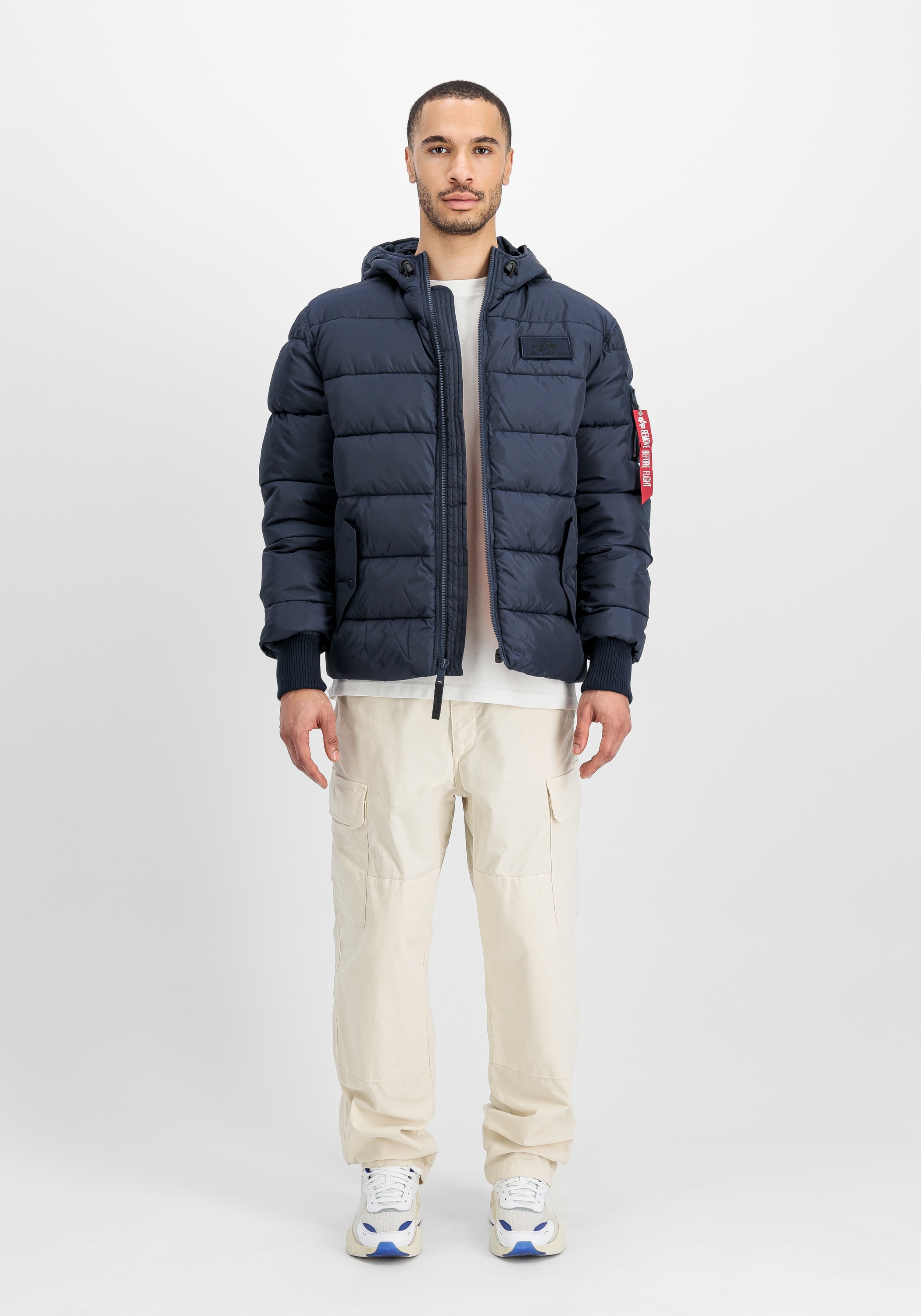 Alpha Industries Winterjacke »Hooded Puffer Alpha FD«