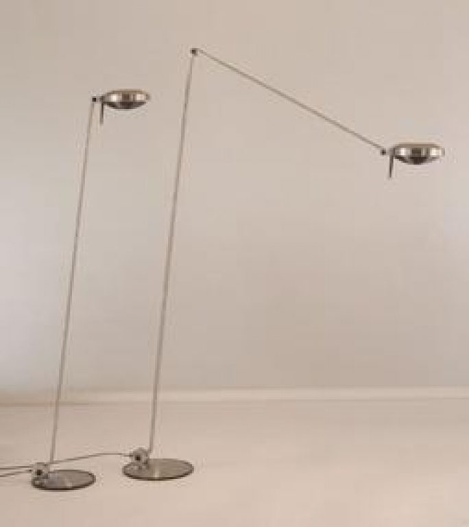 Lumina Elle 2 vloerlamp met dimmer zwart