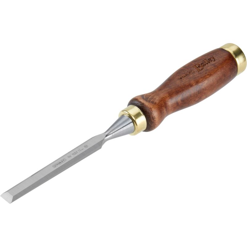 Ciseau à bois manche bois 12 mm