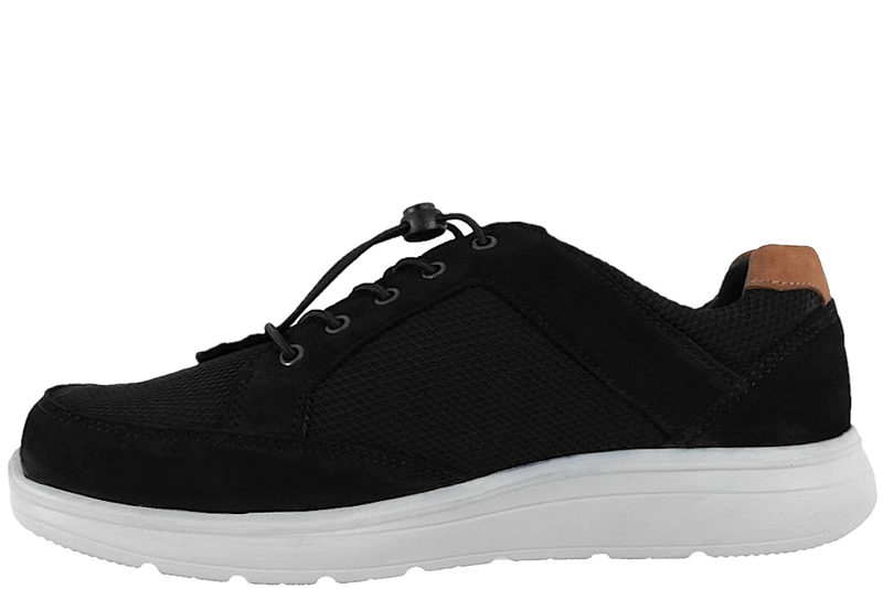 NEW FEET SKO I SORT OLIERET SKIND