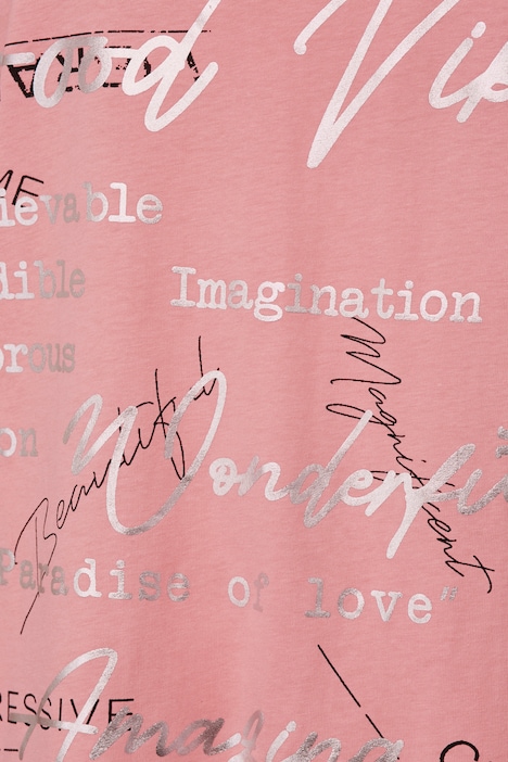T-Shirt, Writing-Print, Rundhals, Langarm
