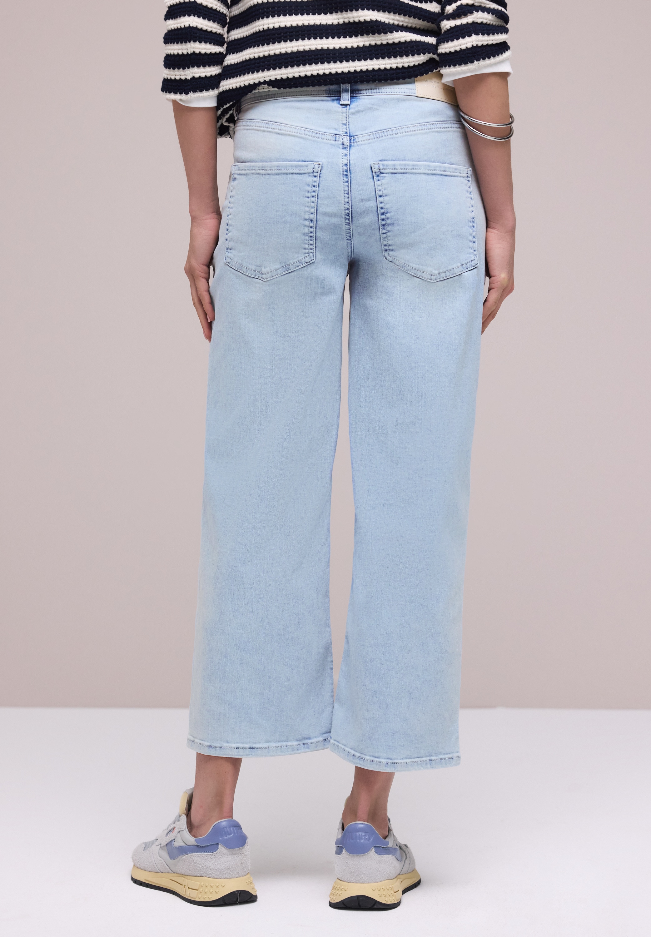 STREET ONE Loose-fit-Jeans »Style Emee« Wide Leg Jeans mit Stretch