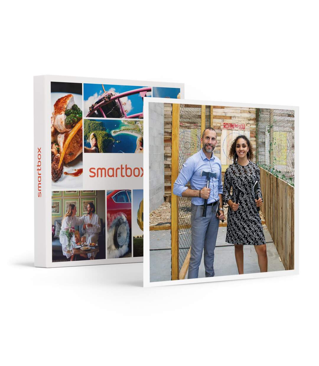 Session de lancer de haches d’1h près de Paris pour 2 - SMARTBOX - Coffret Cadeau Sport & Aventure