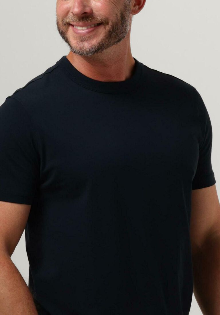 donkerblauwe profuomo t-shirt t-shirt short sleeve jersey