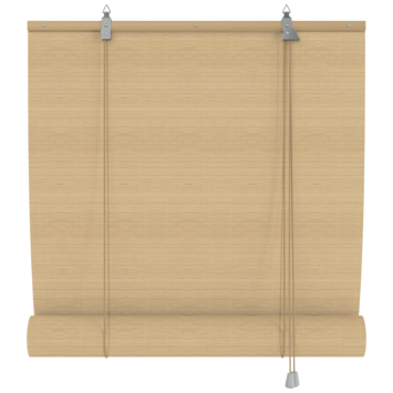 KARWEI bamboe roll-up lichtdoorlatend naturel (kleurnr. 1032) 75x130 cm (bxh)