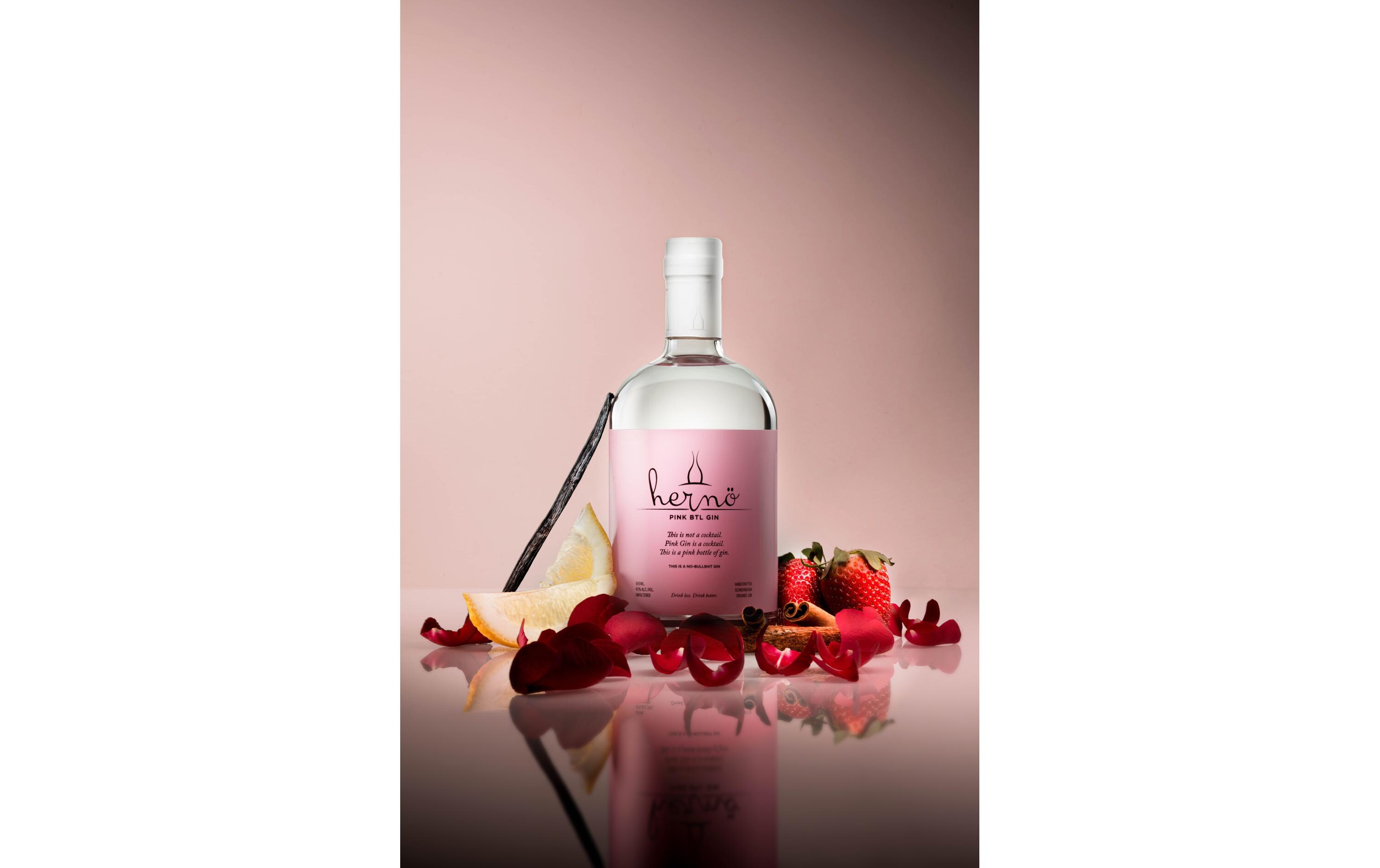 Bio Pink Bottle Gin 0.5 lFruchtig-blumiges Wacholder-Destillat